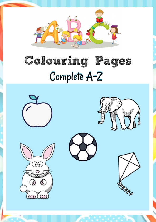 abc colouring pages