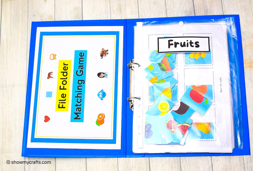 how to make file folder games